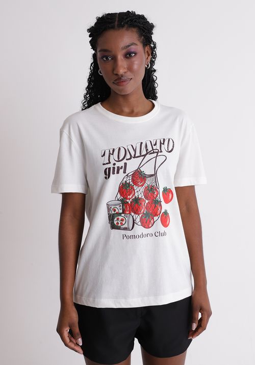 Camiseta estampada tomato girl