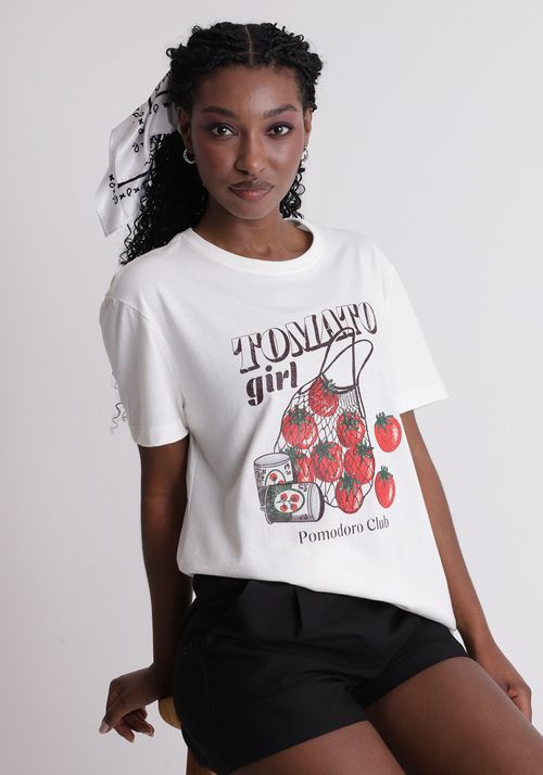Camiseta estampada tomato girl