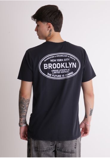Camiseta em algodão Brooklyn