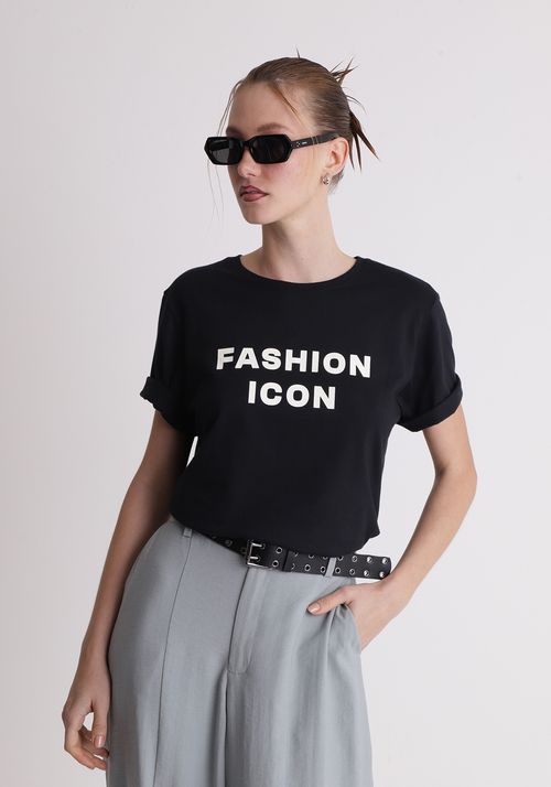 Camiseta estampada fashion icon