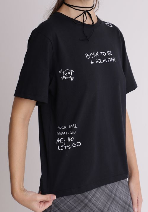 Camiseta estampada born to be a star