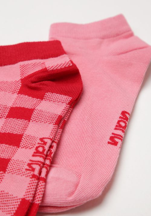 Kit meia cano curto vichy