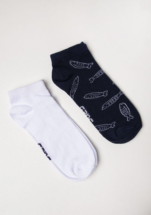 Kit meia sapatilha peixinho