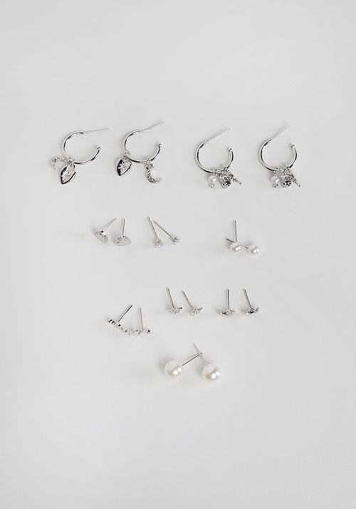 Kit brincos pingentes místicos