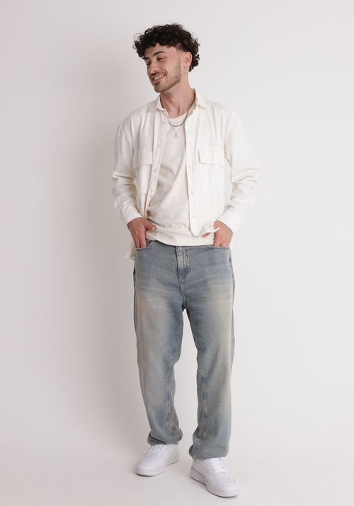 Calça jeans loose dirty