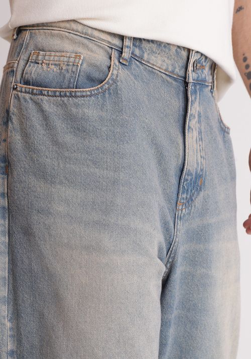 Calça jeans loose dirty