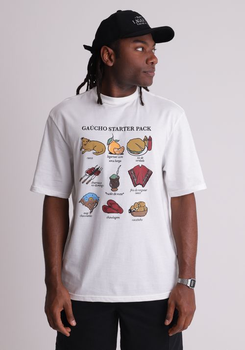 Camiseta oversized starter pack gaúcho