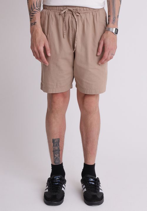Bermuda sarja com elástico natural