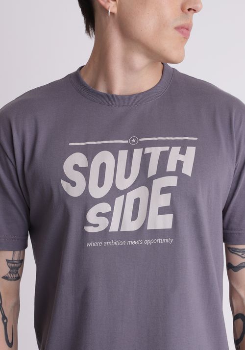 Camiseta em algodão estampa south side
