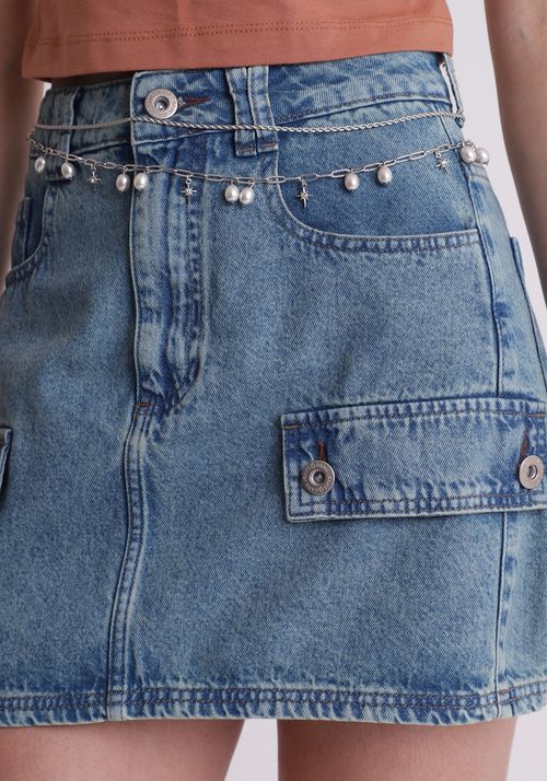 Cinto corrente com pérolas