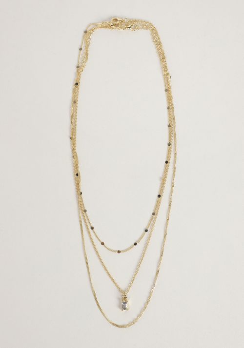 Kit colares pingentes de brilhos