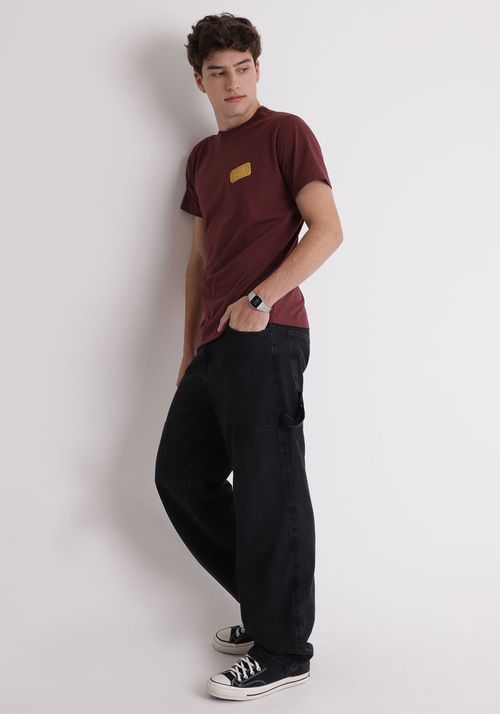 Camiseta em algodão estampa ticket