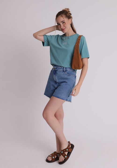 Camiseta estampada look but dont touch