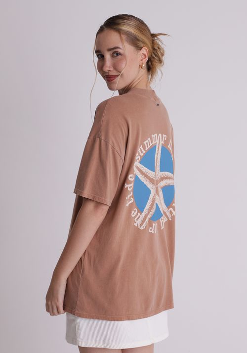 Camiseta oversized summer night