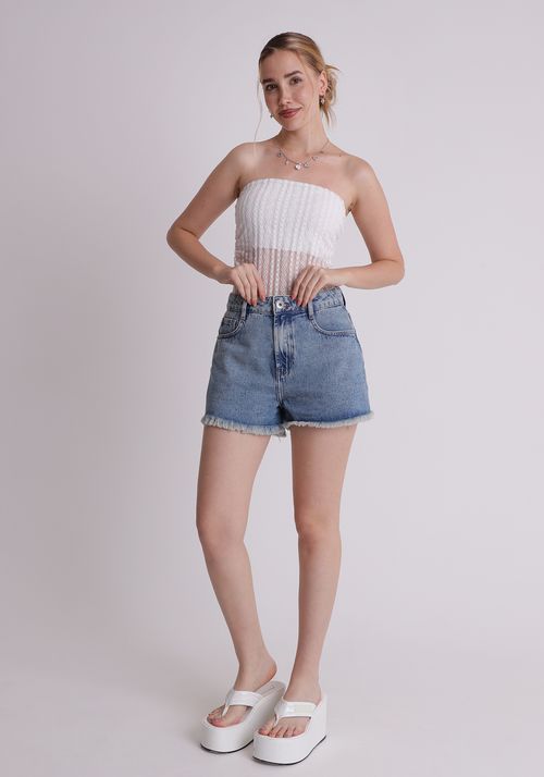 Short barra desfiada