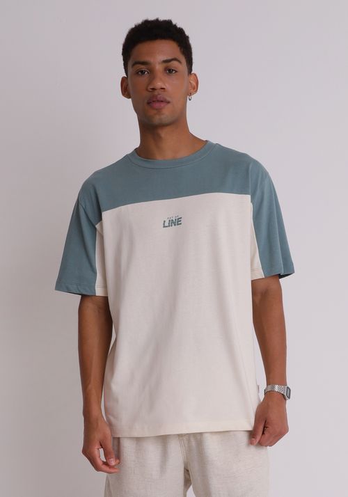 Camiseta oversized blocada