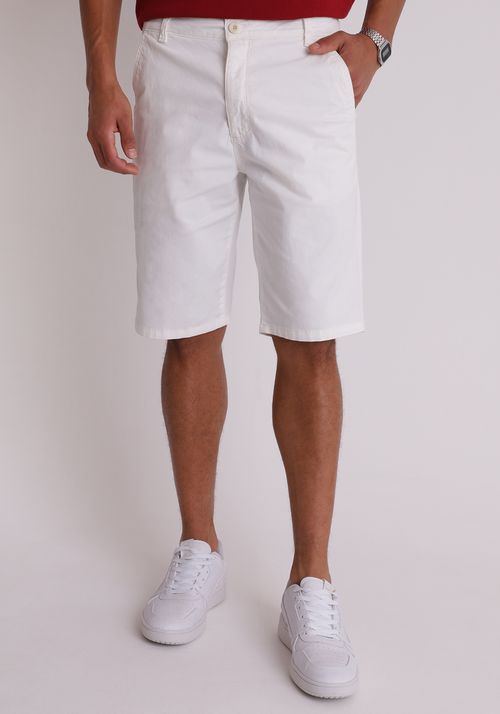 Bermuda alfaiataria em sarja