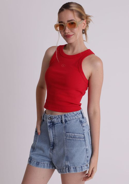 Regata halter com logo