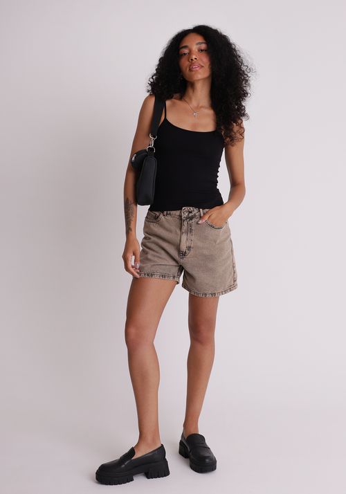 Blusa Regata de Alcinha Preta