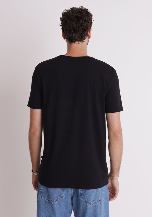 Camiseta básica cotton preta