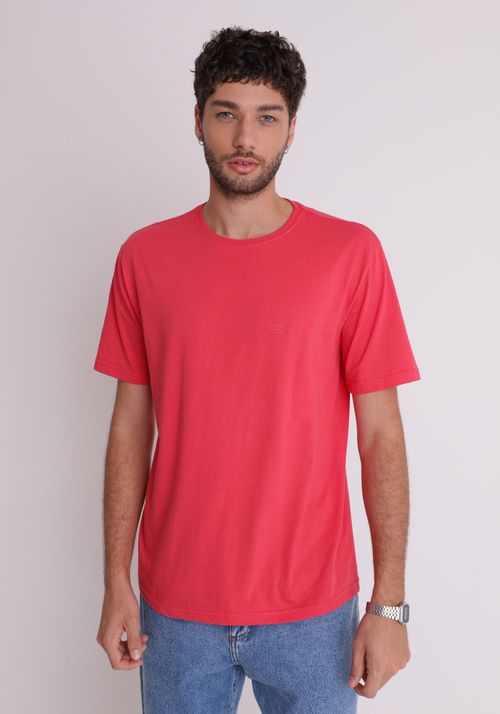 Camiseta básica coral