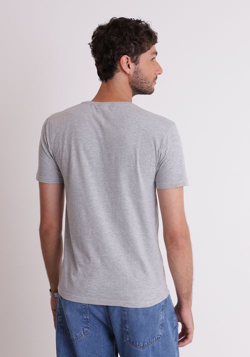 Camiseta básica gola v mescla