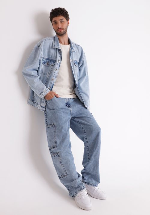 Jaqueta Jeans Oversized