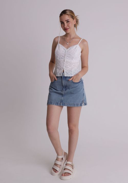 Blusa laise de alcinha