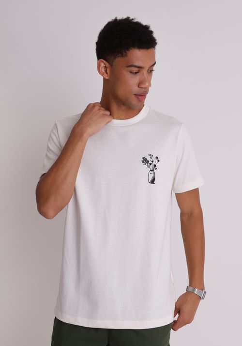 Camiseta em algodão estampa 1976